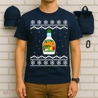 Ranch Bottle Funny Ugly Christmas T-Shirt thumb 6