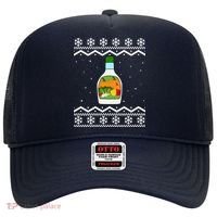 Ranch Bottle Funny Ugly Christmas Hat thumb 0