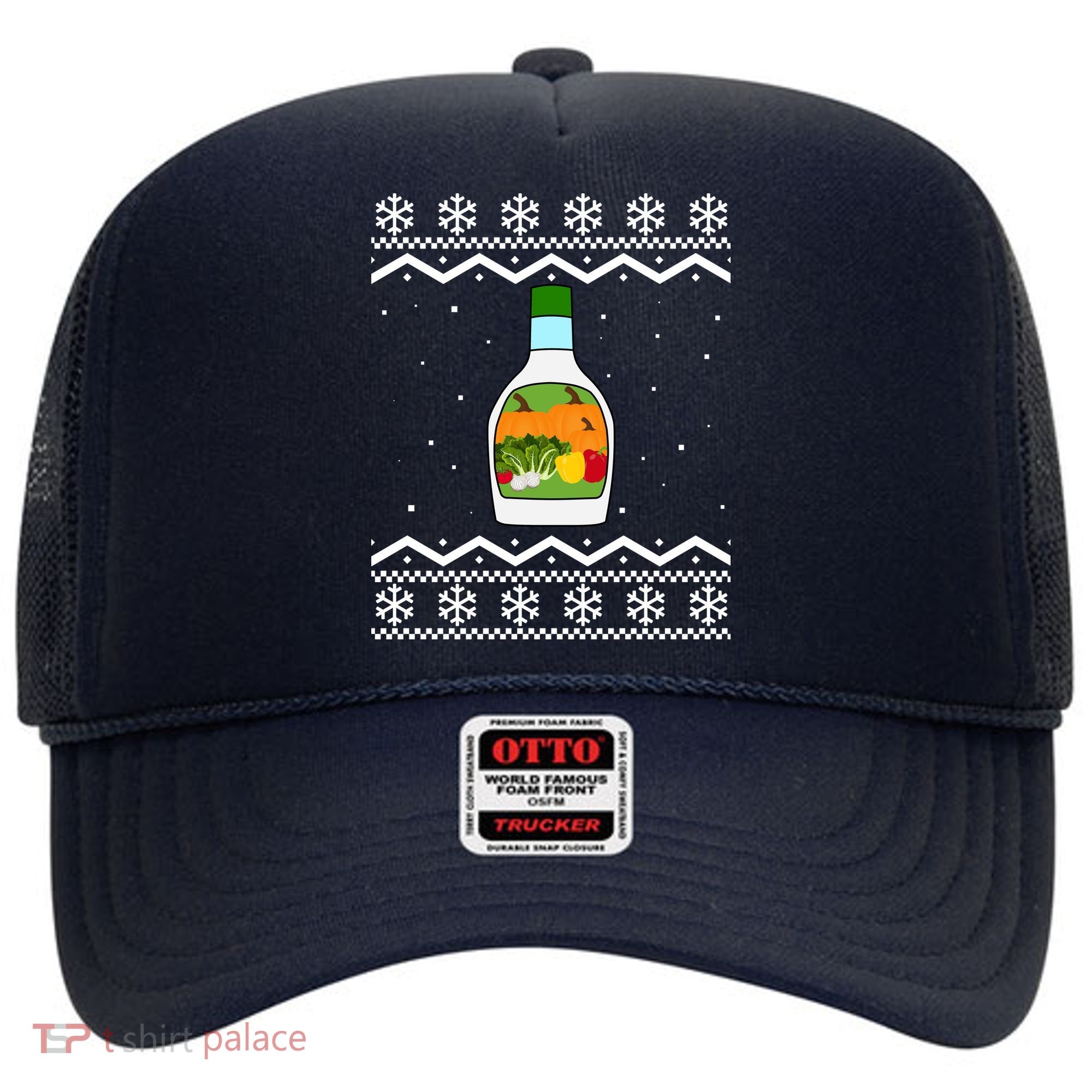 Ranch Bottle Funny Ugly Christmas Hat