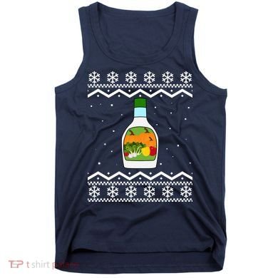 Ranch Bottle Funny Ugly Christmas Tank Top