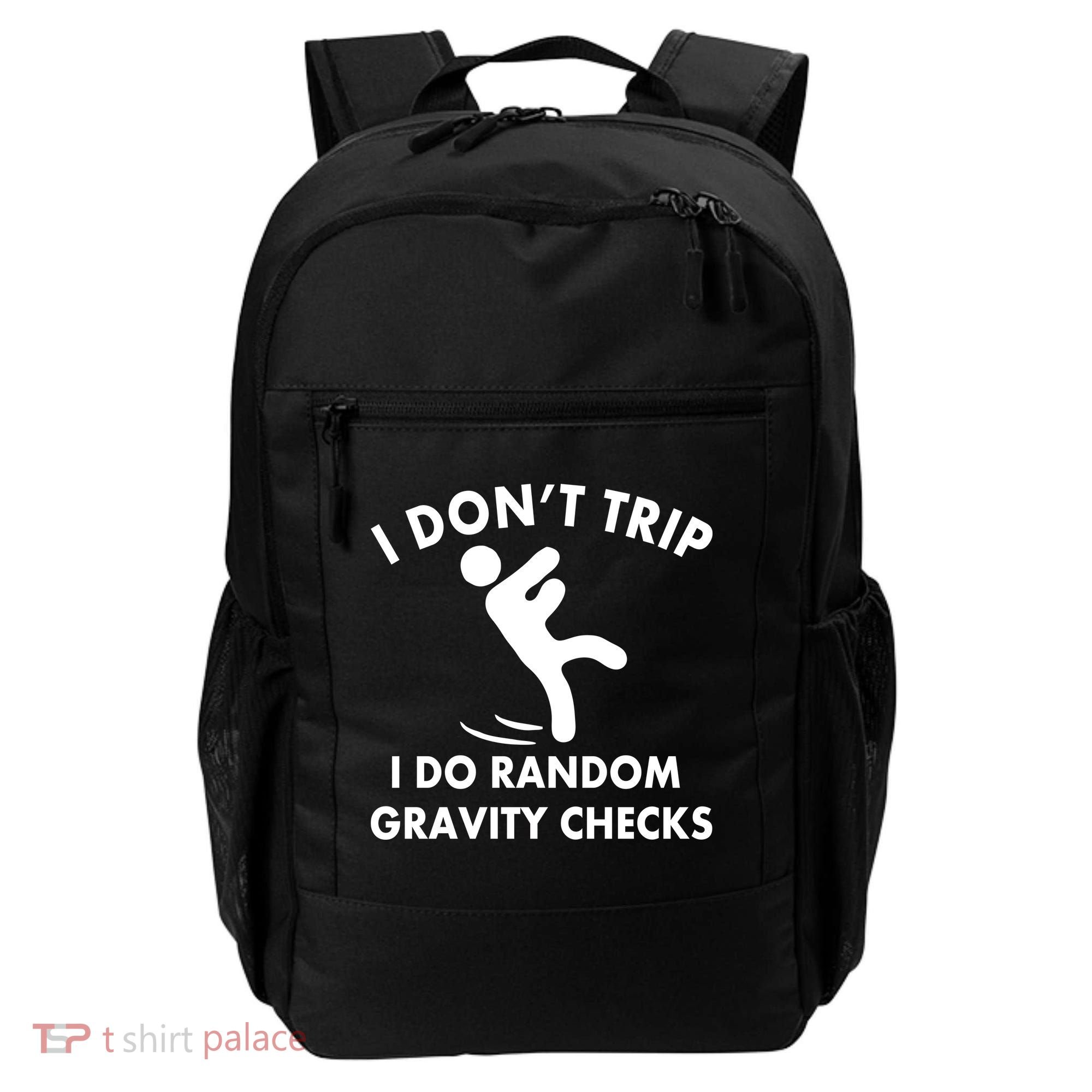 Random Gravity Checks Funny Backpack