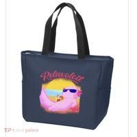 Relaxolotl Axolotl On Vacation Summer Beach Fun In The Sun Tote Bag thumb 3