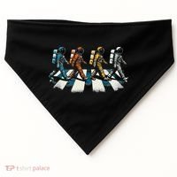 Retro Astronaut Outer Space Gifts Women Funny Space USA-Made Doggie Bandana thumb 0