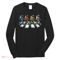 Retro Astronaut Outer Space Gifts Women Funny Space Long Sleeve Shirt thumb 0