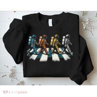 Retro Astronaut Outer Space Gifts Women Funny Space Sweatshirt thumb 2