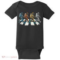 Retro Astronaut Outer Space Gifts Women Funny Space Baby Bodysuit thumb 0