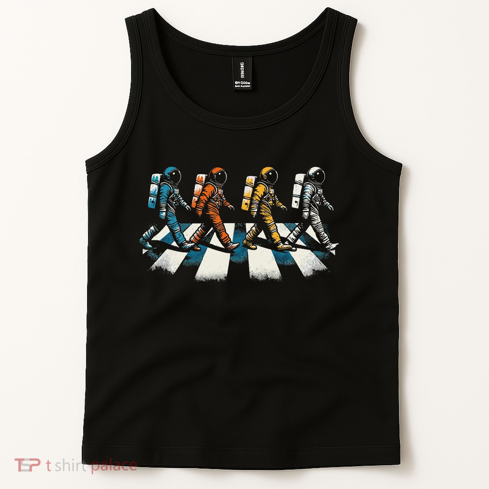 Retro Astronaut Outer Space Gifts Women Funny Space Tank Top