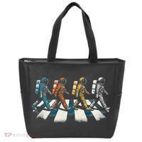 Retro Astronaut Outer Space Gifts Women Funny Space Tote Bag thumb 0