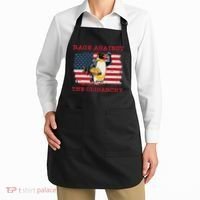 Rage Against Oligarchy Penguin Hands Off Fight Resist Apron thumb 2