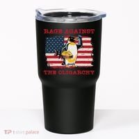 Rage Against Oligarchy Penguin Hands Off Fight Resist Tumbler thumb 0