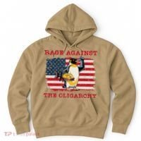 Rage Against Oligarchy Penguin Hands Off Fight Resist Hoodie thumb 0