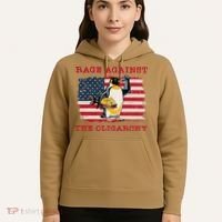 Rage Against Oligarchy Penguin Hands Off Fight Resist Hoodie thumb 5