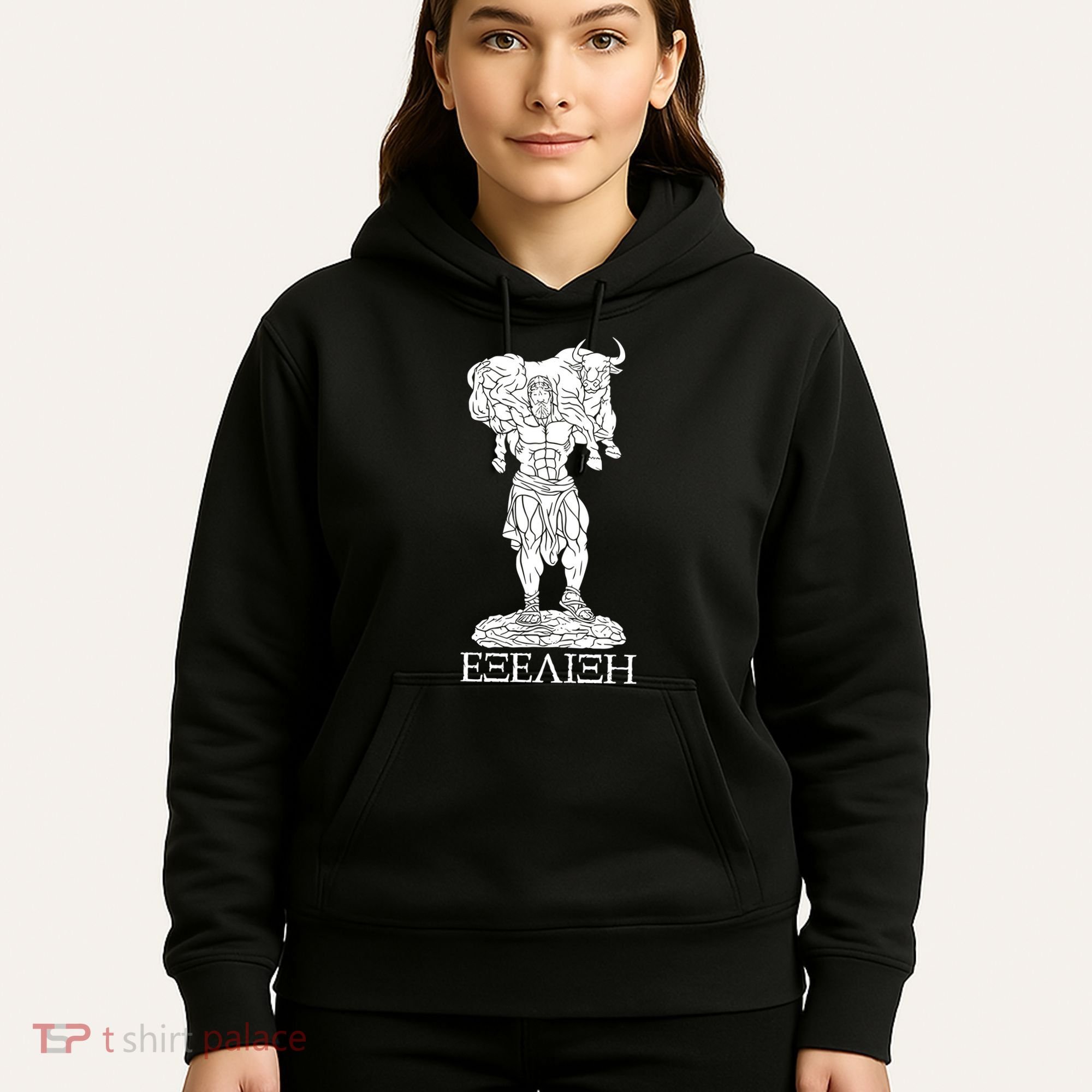 Raskol Apparel Progressive Overload Purple On White Hoodie