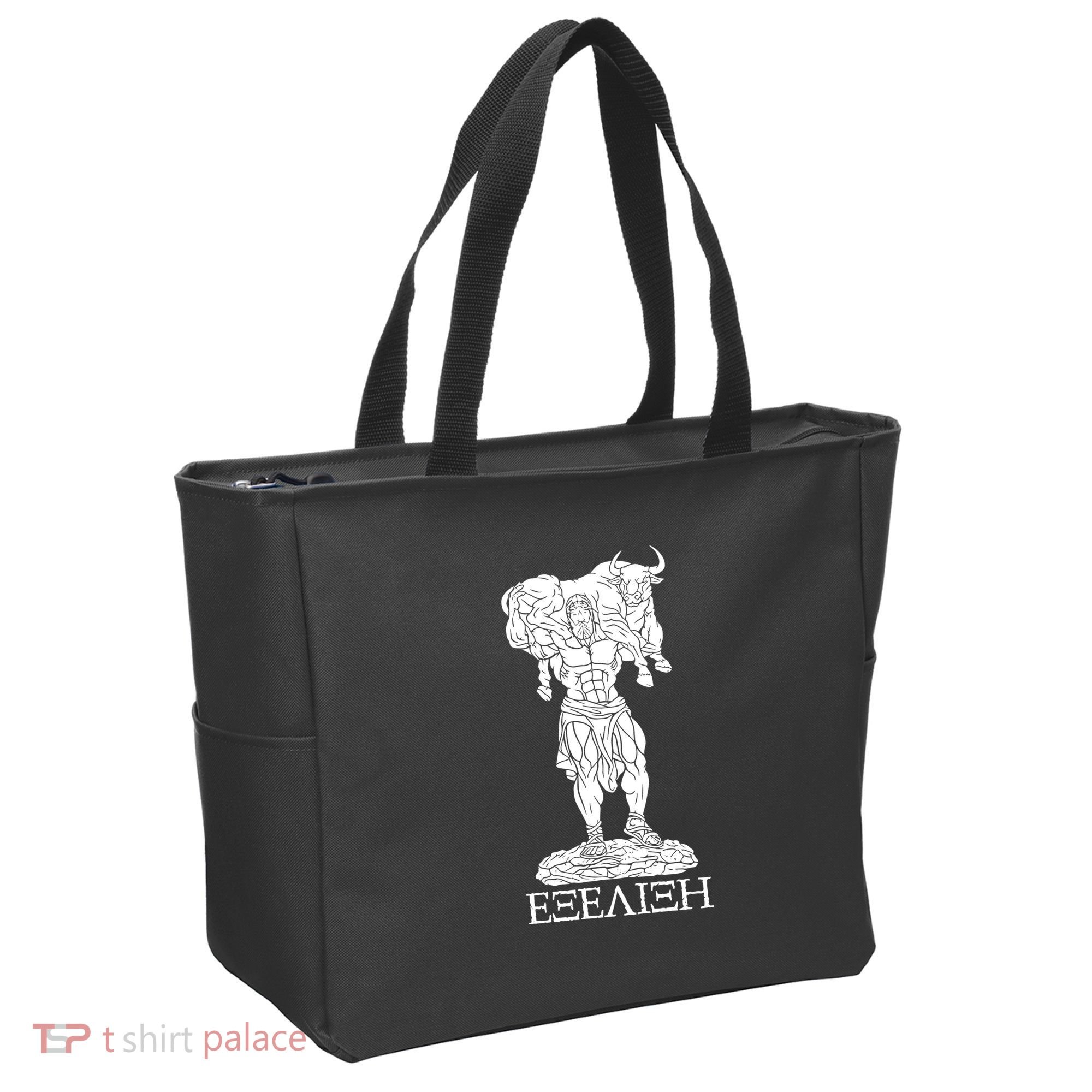Raskol Apparel Progressive Overload Purple On White Tote Bag