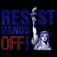 Resist And Protest Hands Off Statue Of Liberty Coffee Mug thumb 5