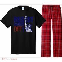 Resist And Protest Hands Off Statue Of Liberty Pajama Set thumb 0