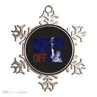 Resist And Protest Hands Off Statue Of Liberty Ornament thumb 0