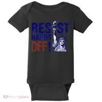 Resist And Protest Hands Off Statue Of Liberty Baby Bodysuit thumb 0