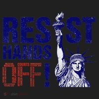 Resist And Protest Hands Off Statue Of Liberty Hat thumb 2