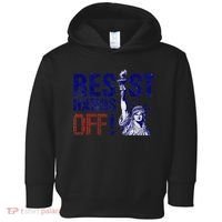 Resist And Protest Hands Off Statue Of Liberty Toddler Hoodie thumb 0