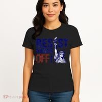 Resist And Protest Hands Off Statue Of Liberty Women's T-Shirt thumb 4