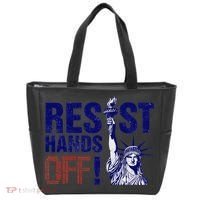 Resist And Protest Hands Off Statue Of Liberty Tote Bag thumb 0