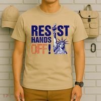 Resist And Protest Hands Off Statue Of Liberty T-Shirt thumb 6