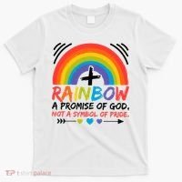 Rainbow A Promise Of God Not A Symbol Of Pride Promise Of God T-Shirt thumb 0