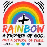 Rainbow A Promise Of God Not A Symbol Of Pride Promise Of God Women's Tank Top thumb 5