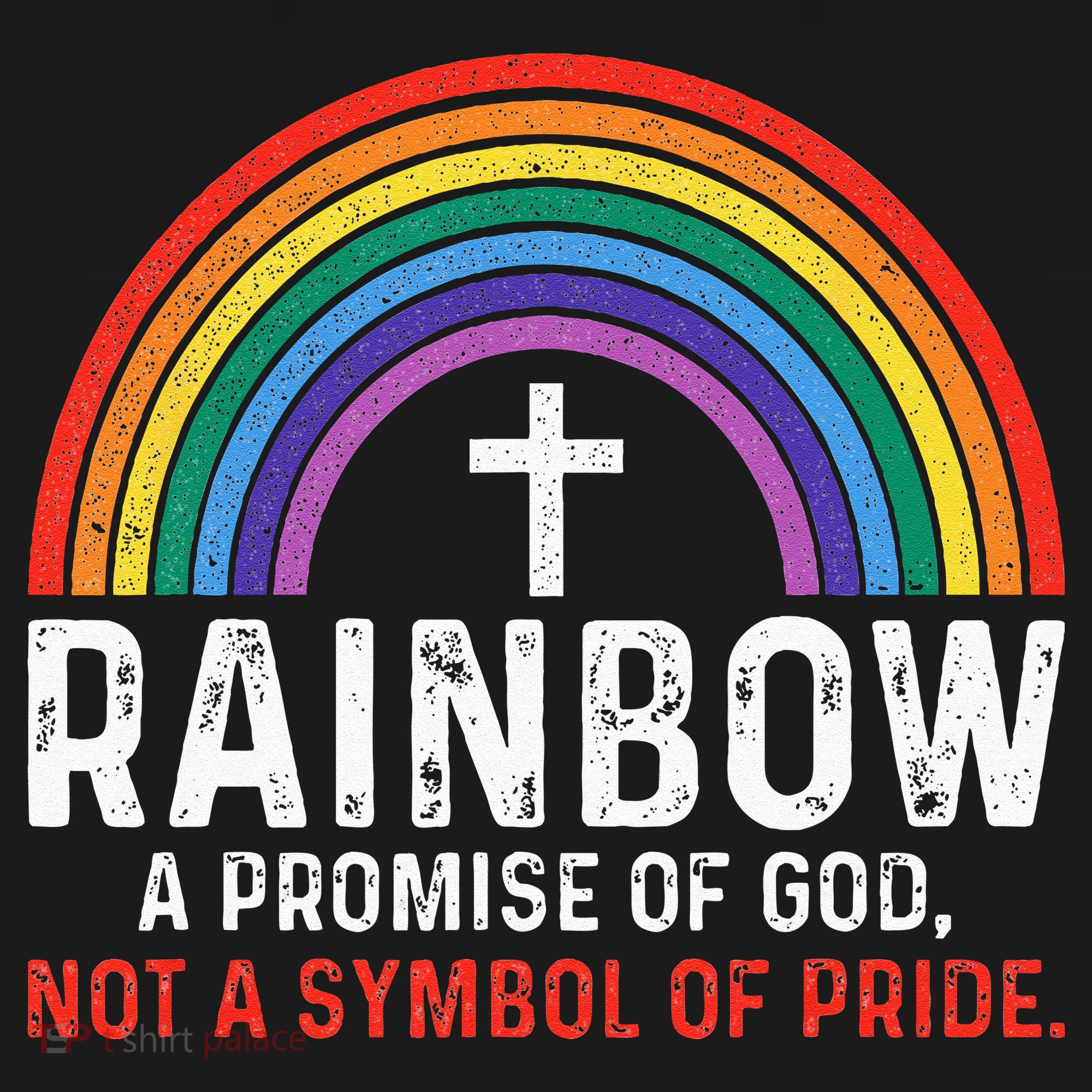 Rainbow A Promise Of God Not A Symbol Of Pride Mousepad