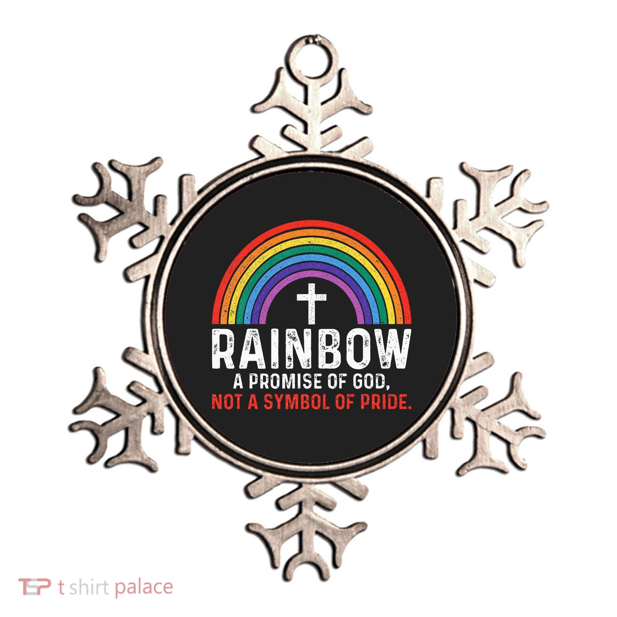 Rainbow A Promise Of God Not A Symbol Of Pride Ornament