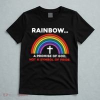 Rainbow A Promise Of God Not A Symbol Of Pride T-Shirt thumb 5