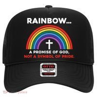 Rainbow A Promise Of God Not A Symbol Of Pride Hat thumb 0