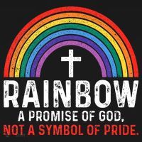 Rainbow A Promise Of God Not A Symbol Of Pride Coaster thumb 2
