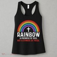 Rainbow A Promise Of God Not A Symbol Of Pride Women's Tank Top thumb 3