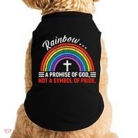 Rainbow A Promise Of God Not A Symbol Of Pride Doggie Tank thumb 0
