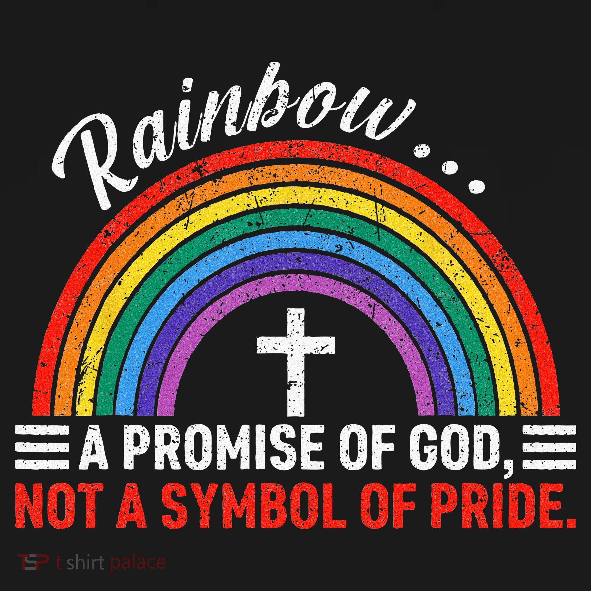 Rainbow A Promise Of God Not A Symbol Of Pride Sweatshirt