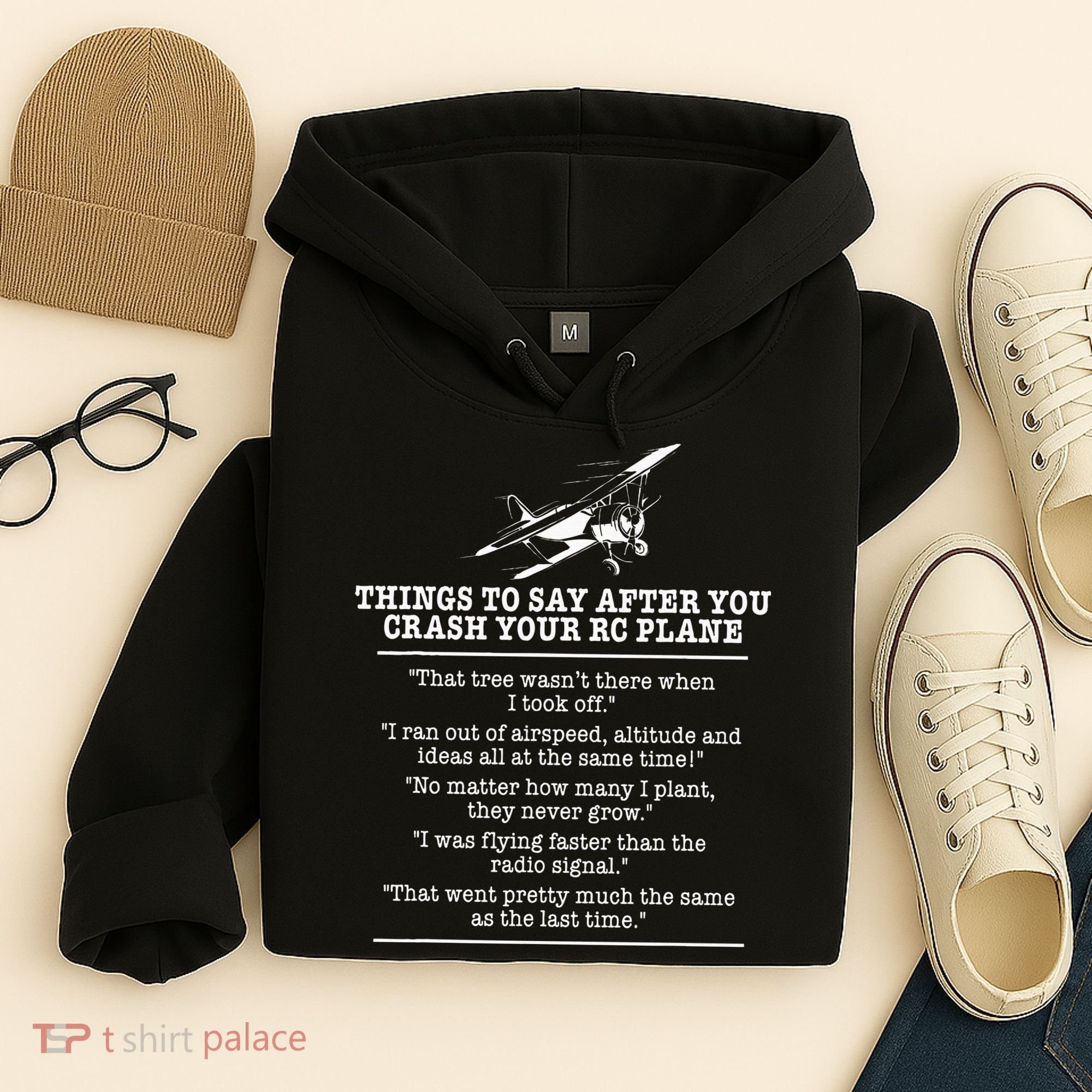 Rc Airplane Pilot Flyer Aviation Lover Aircraft Enthusiast Hoodie