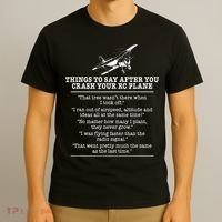 Rc Airplane Pilot Flyer Aviation Lover Aircraft Enthusiast T-Shirt thumb 3