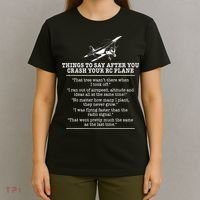 Rc Airplane Pilot Flyer Aviation Lover Aircraft Enthusiast T-Shirt thumb 4