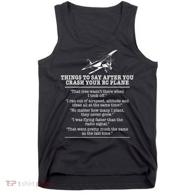 Rc Airplane Pilot Flyer Aviation Lover Aircraft Enthusiast Tank Top