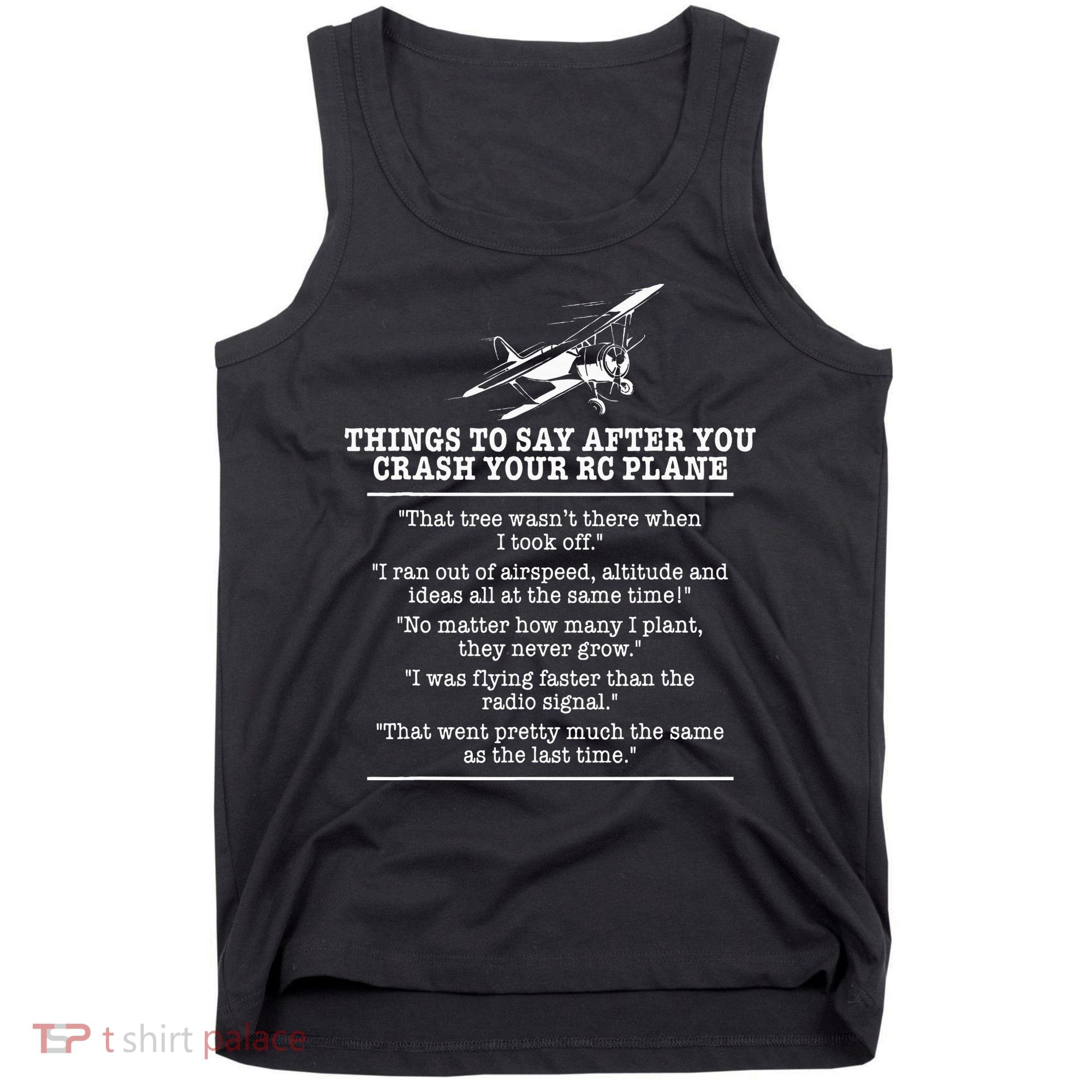Rc Airplane Pilot Flyer Aviation Lover Aircraft Enthusiast Tank Top