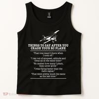 Rc Airplane Pilot Flyer Aviation Lover Aircraft Enthusiast Tank Top thumb 2
