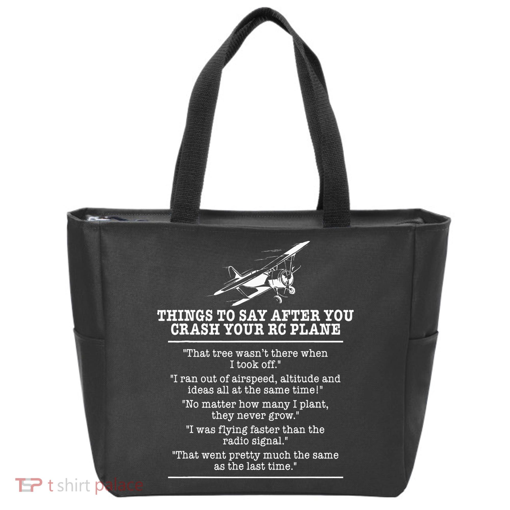 Rc Airplane Pilot Flyer Aviation Lover Aircraft Enthusiast Tote Bag