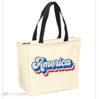 Retro America Patriotic USA 4th of July Tote Bag thumb 2