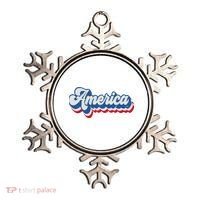 Retro America Patriotic USA 4th of July Ornament thumb 0