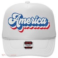 Retro America Patriotic USA 4th of July Hat thumb 0