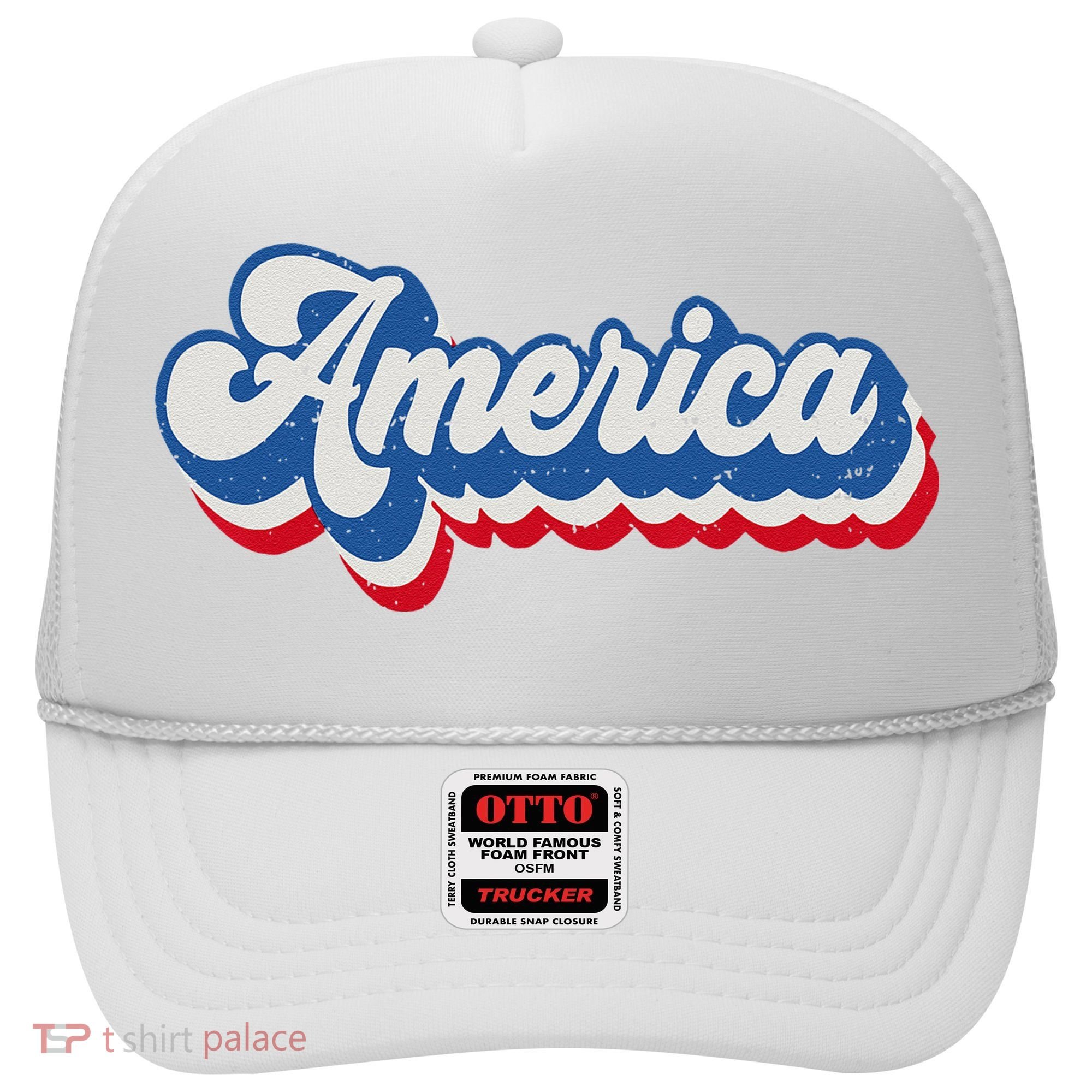 Retro America Patriotic USA 4th of July Hat