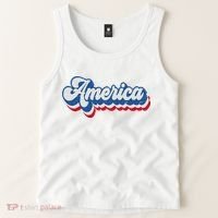 Retro America Patriotic USA 4th of July Tank Top thumb 2