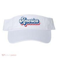 Retro America Patriotic USA 4th of July Visor thumb 0